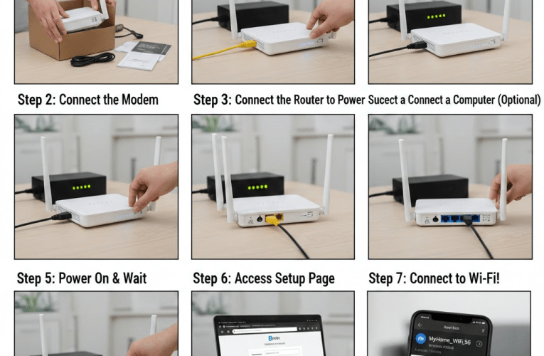 How to Install a Wi‑Fi Router (Step‑by‑Step Guide with Images)