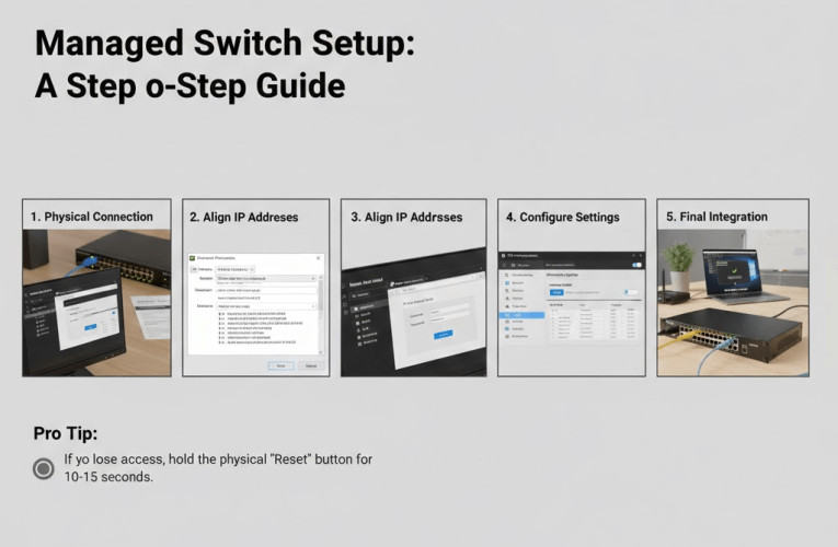 Here is a step-by-step guide to getting your managed switch up and running.