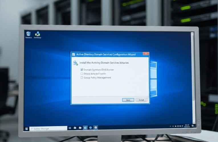 Installing Active Directory on Windows Server 2012 R2