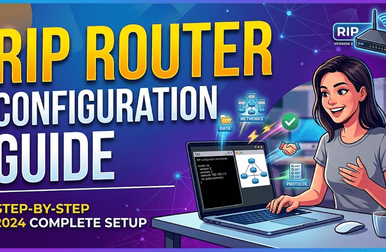 RIP Configuration commands for router step by step